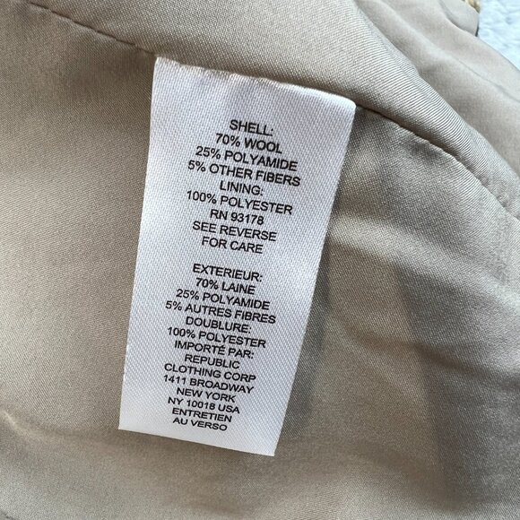 Elie Tahari Womens Tweed Jacket Blazer Autumn Glen Check Prince of Wales Size 6 - Picture 14 of 16